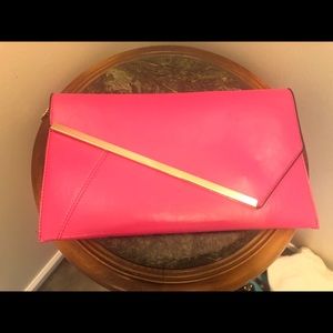 Pink Patent clutch